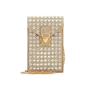 Brown Cross Body with Gold Chain Flat Oversize Clutch Purse Pavilion-H2Z Handbags Brown Cross Body with Gold Chain Flat Oversize Clutch Purse Pavilion-H2Z Handbags